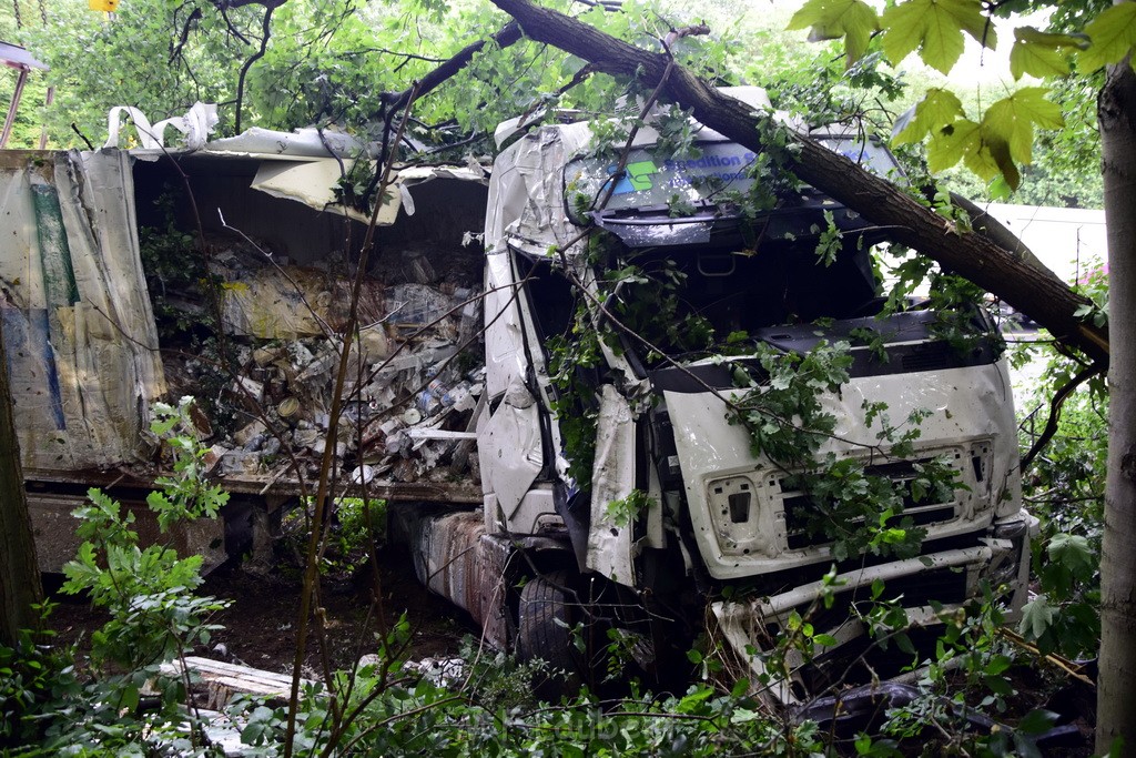 Schwerer VU A 3 Rich Oberhausen Hoehe AK Leverkusen P318.JPG - Miklos Laubert